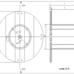 Carretel 100/60 - Norma ABNT 11137