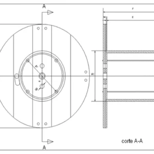 Carretel 125/70 – Tipo L