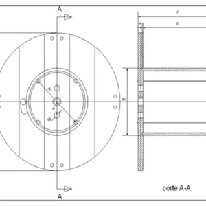 Carretel 90/60 – Norma ABNT